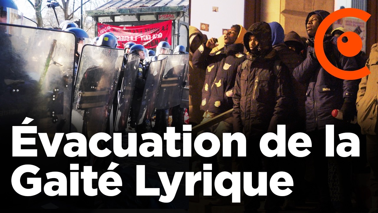 Évacuation de migrants à la Gaité Lyrique : tensions avec la police - 18/03/2025