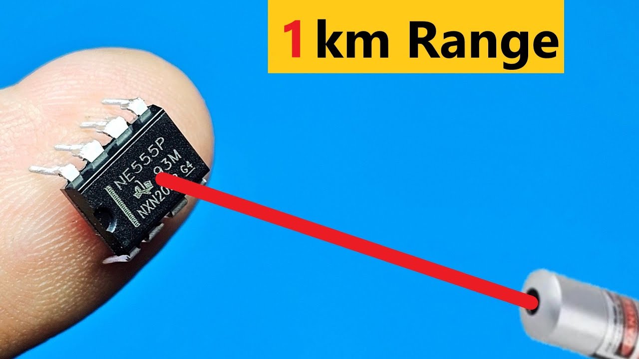 How to Make a Laser Security (burglar) Alarm Using NE555 - 1 KM Range ...