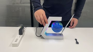 how to install flagest magnetic floating globe