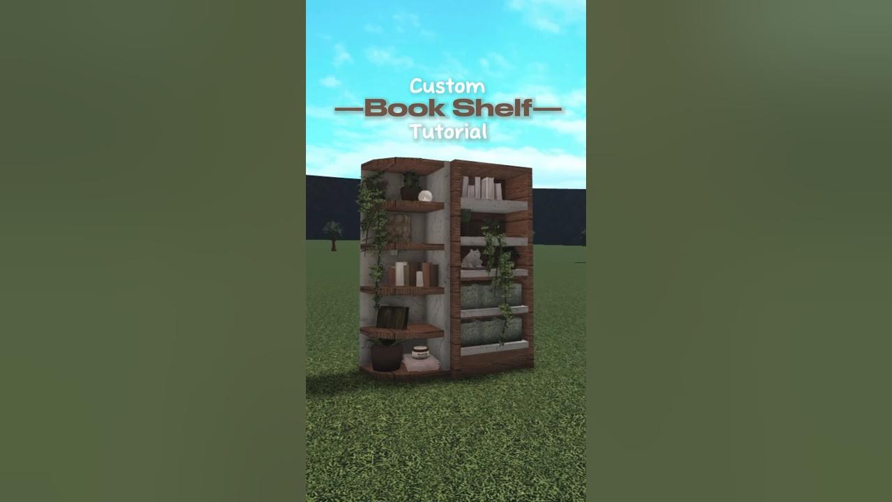 Custom bloxburg shelf YouTube