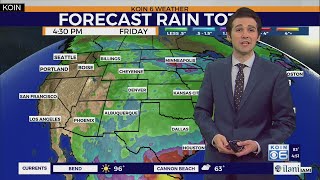 Weather forecast: Plenty of rain across the United States but not here in Oregon