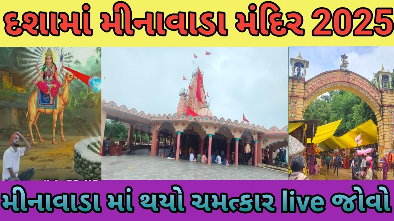 દશામાં ના દર્શન 2025 || મીનાવડા || દશામાં નો ઇતિહાસ || #minavada #darshan #itihas #vlog #tourist