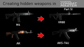 Combat Master | How to create hidden weapons in CM Part 5!