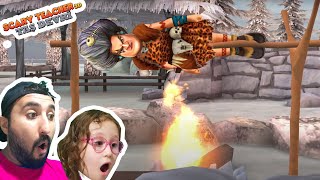KORKUNÇ ÖĞRETMENİ AĞACA BAĞLADIK😱 YENİ BÖLÜM !SCARY TEACHER TAŞ DEVRİ 3D! BAHAR | OYUNA GEL