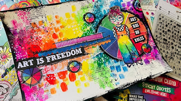 First creation with the latest Art by Marlene release!