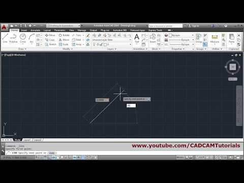 AutoCAD Draw Line