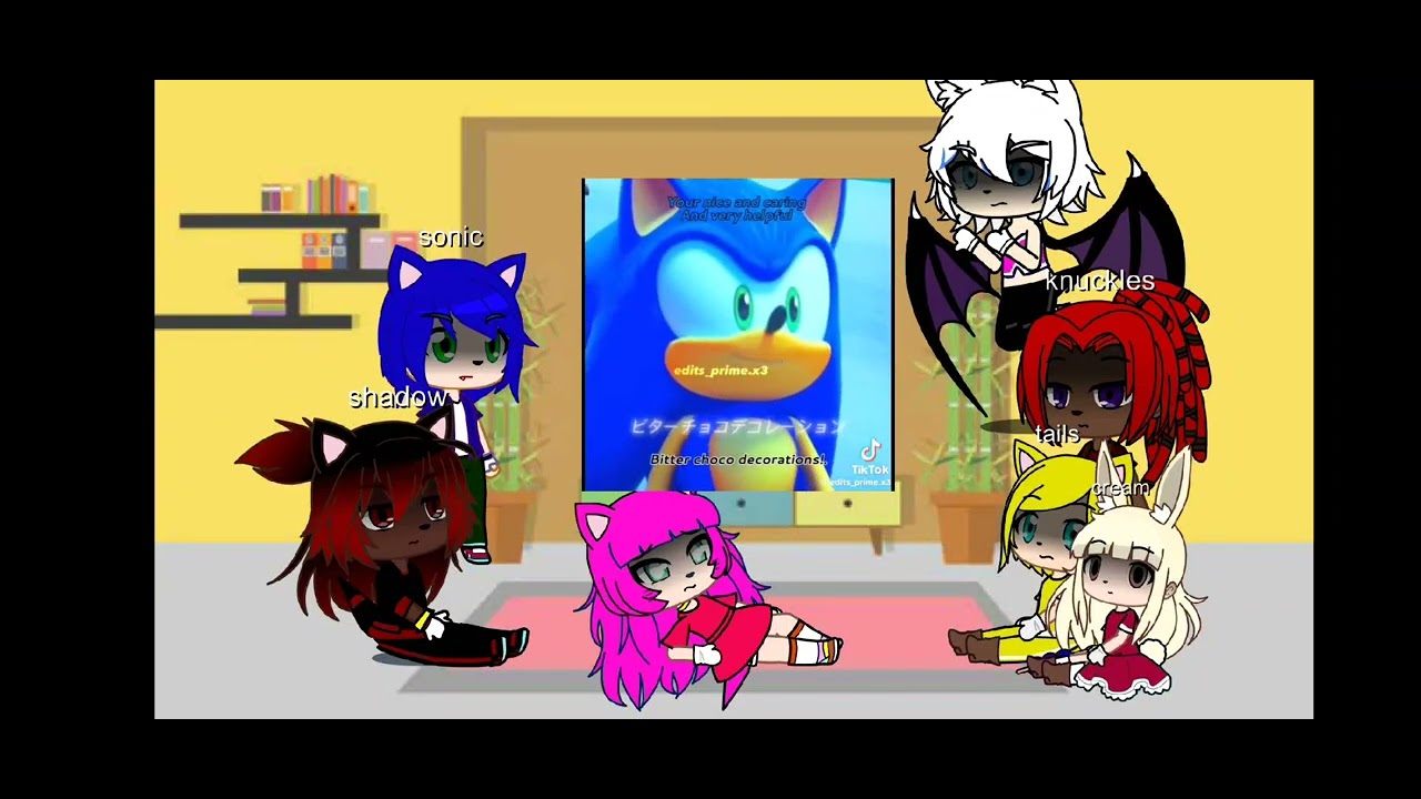 Sonic characters react to Sonic Angst - YouTube