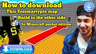 How to download @yessmartypie build to the other side map in Minecraft pocket edition | #minecraft