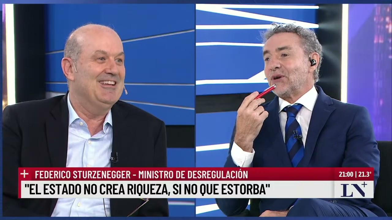 Federico Sturzenegger: "Al gobierno le sobra coraje"