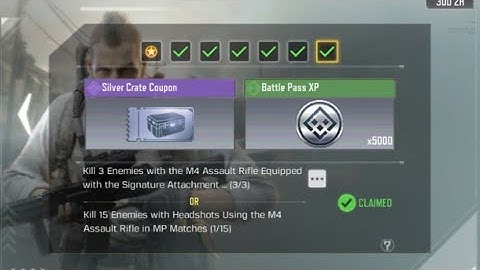 Kill 3 Enemies with the M4 Assault Rifle Equipped with the Signature Attachment