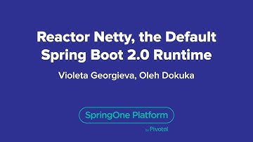 Reactor Netty, the Default Spring Boot 2.0 Runtime