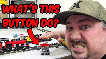 Button Controlled Lego Train Layout