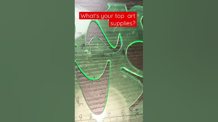 Art Supplies I can't Live without in under 15 seconds! #shorts