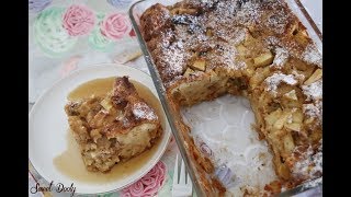 מתכון ללחם פודינג עם תפוחים - סוויט דולי - Sweet Dooly