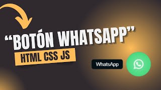 Botón Flotante de WhatsApp con HTML, CSS y JS | Animado y Fácil 🚀