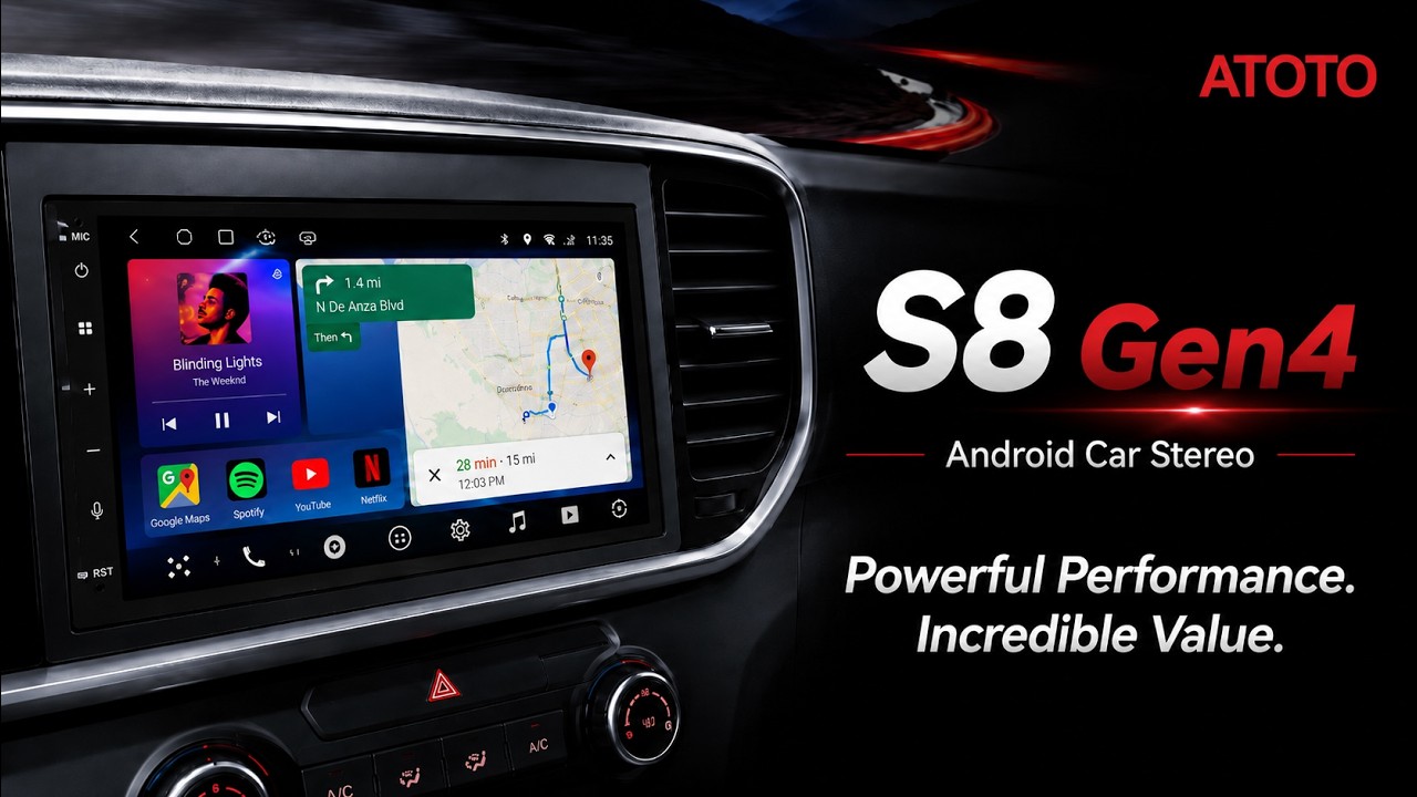 ATOTO S8 Gen4 Android Car Stereo | Smart Driving, Safety 