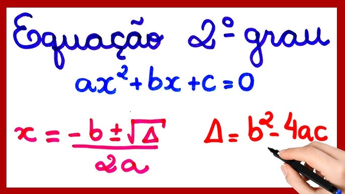 Equação do 2º grau #equacaodo2grau #bhaskara #equacao #matematica