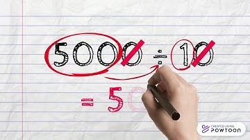 DIVIDING NUMBERS BY 10, 100, OR 1000 WITH AND WITHOUT REMAINDER (CANCELATION)