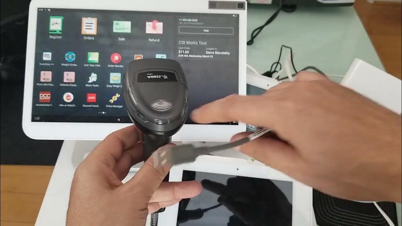How to tell if barcode scanner works in clover youtube
