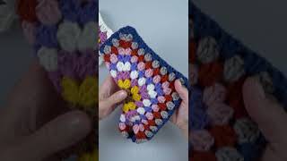 Easy crochet granny squares slippers! Miarti🧶