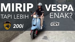 TIRUAN VESPA LAGI? SCOOTER ALA RETRO TAPI DARI INGGRIS? HARGANYA... NGAGETIN | SCOMADI 200I