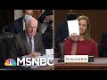 Republican Senator Asks Amy Coney Barrett To Show Her Blank Notepad At Confirmation Hearing | MSNBC