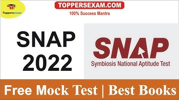 SNAP Mock Test | Best Books | snap 2022 Mock Test | MCQ | Questions Bank | Latest Exam Pattern