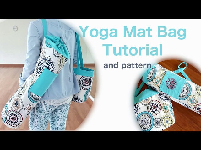 Tutorial: Charm square patchwork yoga mat bag – Sewing