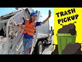 Trash trucks  collect the trash with handyman hal  garbage truck song