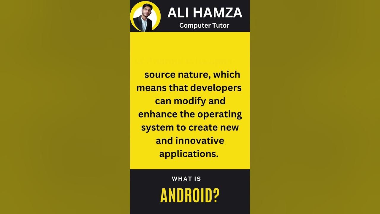 What is android operating system programming coding tech android