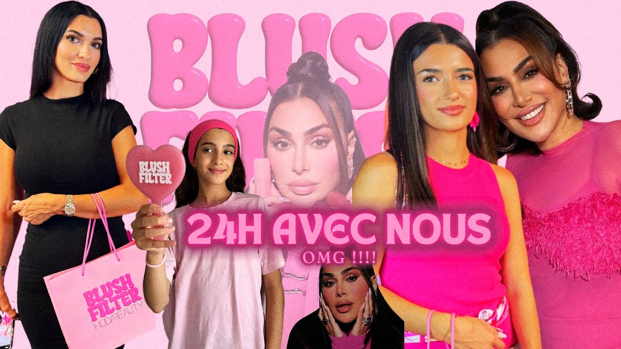 24H AVEC NOUS A PARIS [ HUDA BEAUTY NOUS A INVITÉES ] omg 💄🩷🛍️ @Huda Beauty #hudabeauty