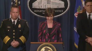 Deputy Attorney General Yates & USMS Announce Results of a National Fugitive Apprehension Initiative