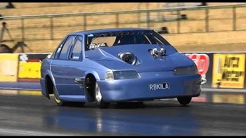 RBKILA ATOMIC PERFORMANCE FALCON QUICKEST AND FASTEST SOHC 4L FORD IN THE WORLD 7.56 @ 184 MPH