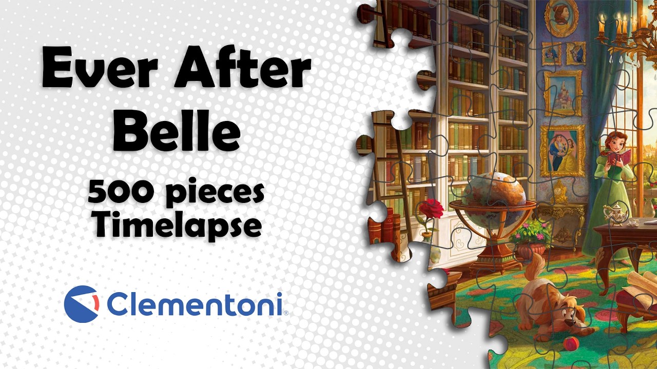 Ever After  - Belle (Clementoni 35157)  #puzzlesolving #cozy  #timelapse #ravensburger #disney