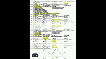 physics mcqs entry test