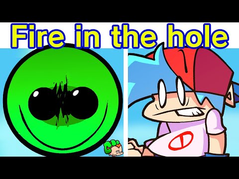 Friday Night Funkin' - Fire In The Hole (Moist Update) - Lobotomy Geometry Dash 2.2 (FNF Mod/Hard)