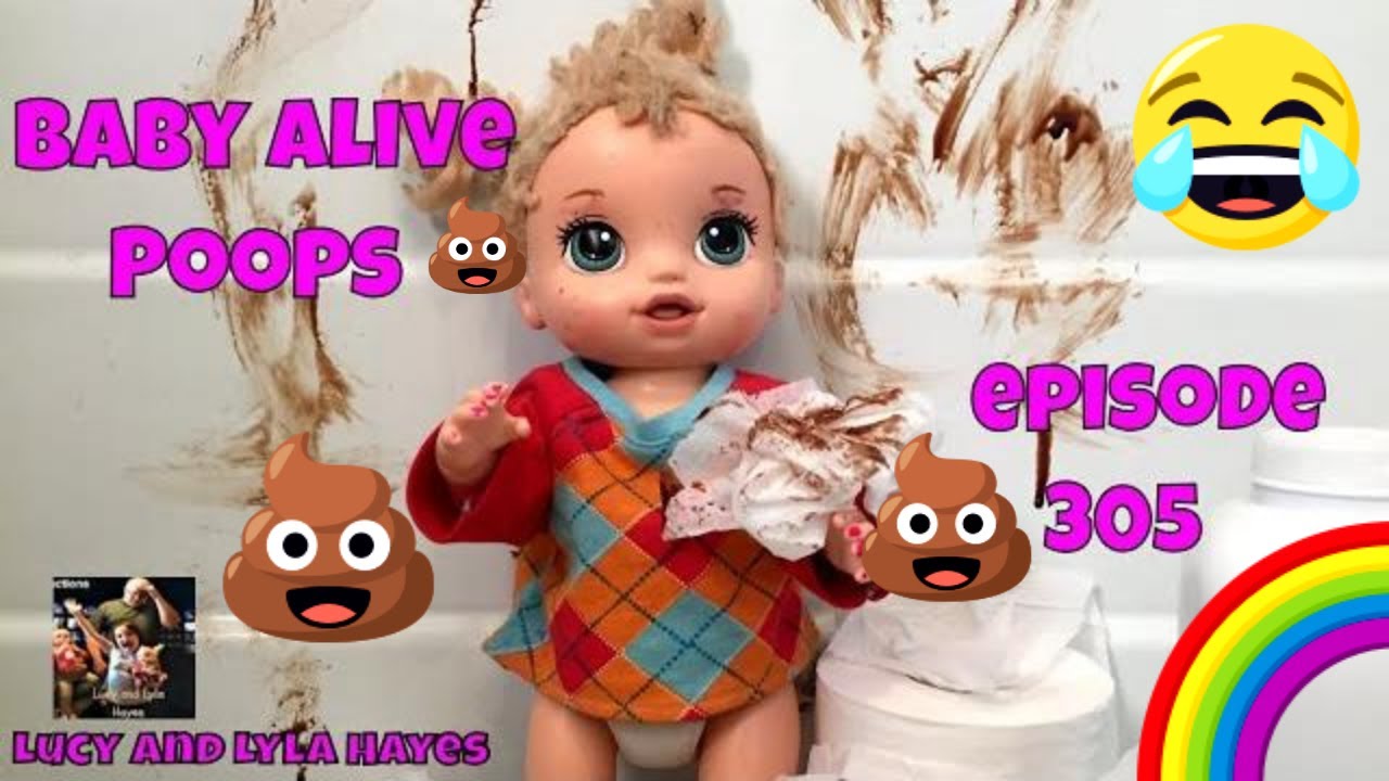 Baby Alive Lucy Pooping Episode 305 Poops in the Car YouTube