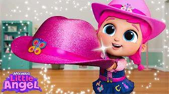 Wild West Princess Dance! Jill & Daddy’s Barn Dance Song | Little Angel Kids Songs & Nursery Rhymes