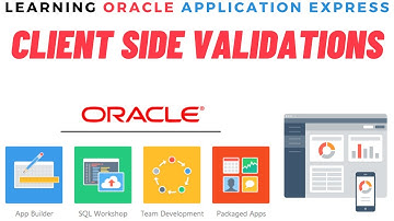 Client Side Validations in JavaScript in Oracle Apex - How to use JavaScript