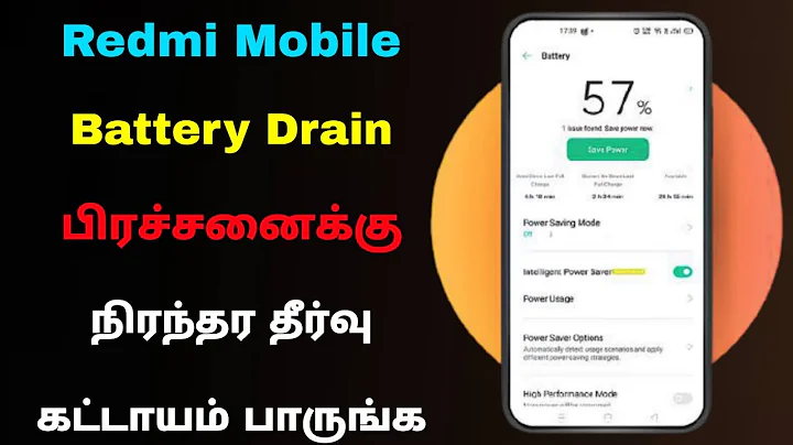 how to fix redmi battery problem | mobile battery drain problem tamil | Tricky world