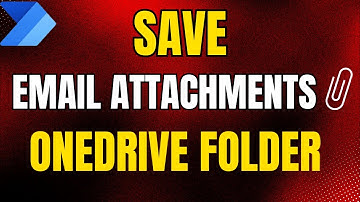 How to Save Office 365 Email Attachments to Specific OneDrive Folder using Power Automate