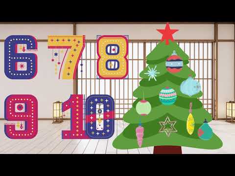 ვსწავლობთ დათვლას ქართულად, ვსწავლობთ ციფრებს, რიცხვებს. ზამთარი, შობა-ახალი წელი