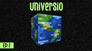 Minecraft Universio | Creating Earth & Gravity #1 | Modded Questing Skyblock