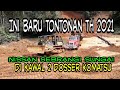 Nissan menyeberangi sungai dikawal Tracktor dua unit