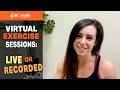 Virtual Exercise Sessions: Live or recorded?