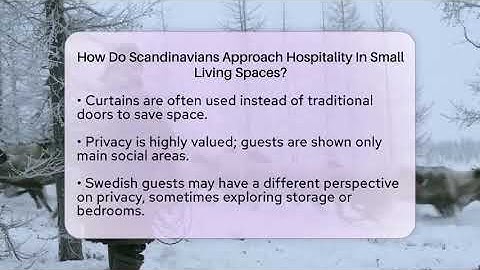 How Do Scandinavians Approach Hospitality In Small Living Spaces? - Unmapping Scandinavia