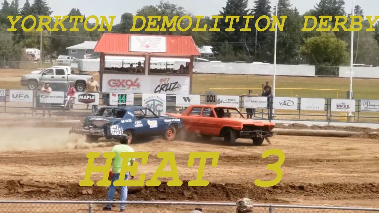 Yorkton EX Demolition Derby Heat 3, July 6th 2024 YouTube