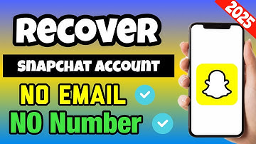 How to Recover Snapchat Account WITHOUT Phone Number and Email (New Method)