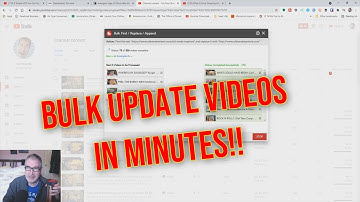 BULK UPDATE HUNDREDS OF VIDEOS IN MINUTES! | TubeBuddy Find & Replace Tool