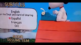 Opening To The Peanuts Movie Dvd Español 2014